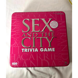 Sex and the City Trivia Game – HBO TV Series Cardinal 2004 Tin Box Complete